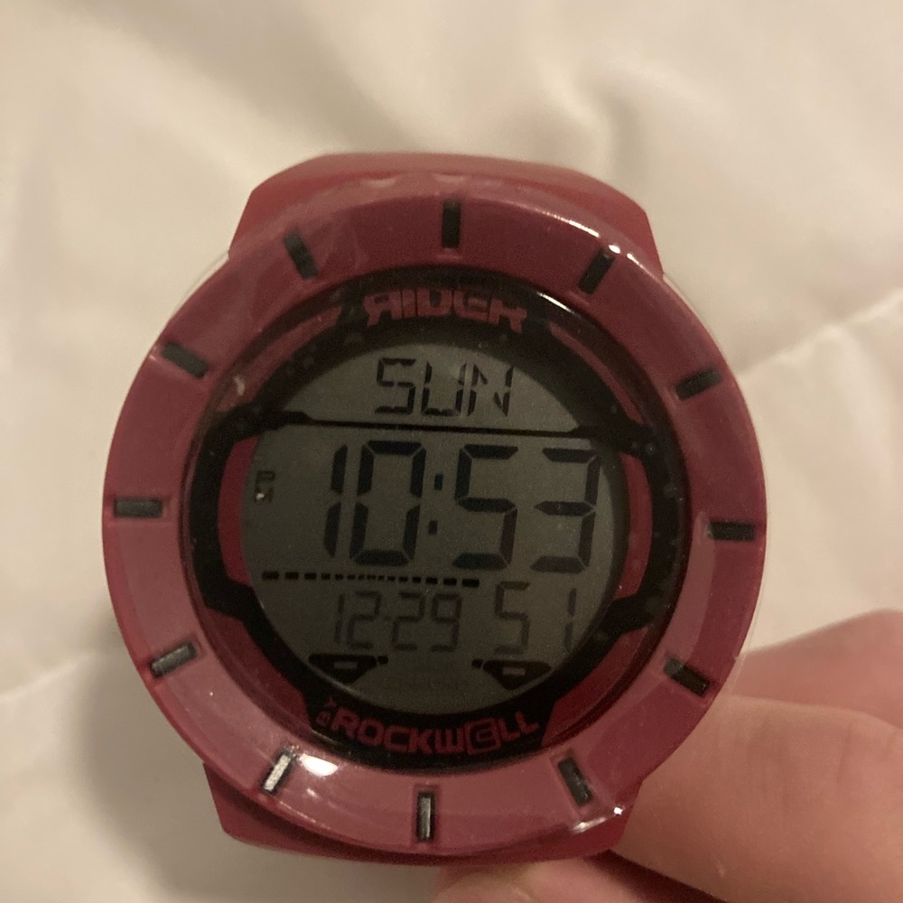 Rockwell Red Digital Watch